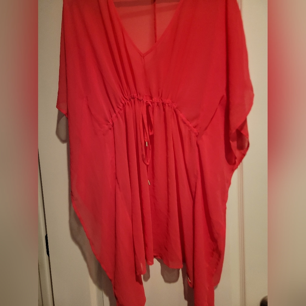 Hot Pink! Calvin Klein Cover-up